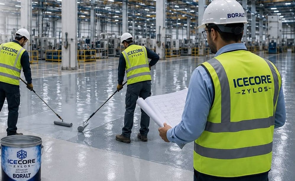 Industrieller Epoxidboden